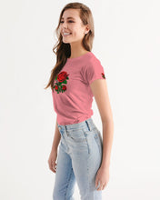 Load image into Gallery viewer, ROSES - PINK Women's All-Over Print Tee