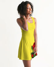 Load image into Gallery viewer, ETR TANK TOP DRESS - YELLOW Women's Racerback Dress