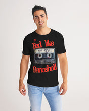 Load image into Gallery viewer, 90'S (BARS) - BLACK/RED Men's Tee