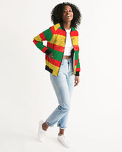 Load image into Gallery viewer, RASTA FEMALE - JACKET Women's Bomber Jacket