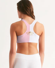 Load image into Gallery viewer, SF WEAR 2 TONE Athletic Wear Top -pink/white Women's Seamless Sports Bra