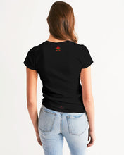 Load image into Gallery viewer, ROSES - BLACK Women's All-Over Print Tee