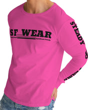 Load image into Gallery viewer, SF WEAR 5STAR - HOT PINK Men's All-Over Print Long Sleeve Tee