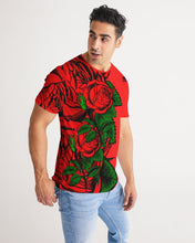 Load image into Gallery viewer, RIGHTSIDE FULLY ROSES - RED Men's Tee