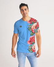 Load image into Gallery viewer, LEFTSIDE FULLY ROSE - SKY BLUE Men's Tee