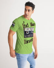 Load image into Gallery viewer, 90'S (BARS) - SHOCKING GREEN Men's All-Over Print Tee