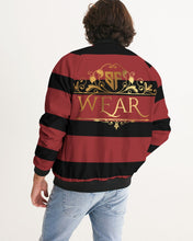 Load image into Gallery viewer, SF WEAR 2 TONE - BURGUNDY/BLACK Men's Bomber Jacket
