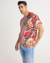 Load image into Gallery viewer, LEFTSIDE FULLY ROSE - DARK PINK Men's Tee