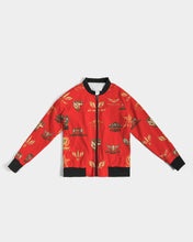 Load image into Gallery viewer, SF WEAR FULLY LOGO'S JACKET - RED Women's Bomber Jacket