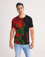 Load image into Gallery viewer, RIGHTSIDE FULLY ROSES - BLACK Men's Tee