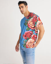 Load image into Gallery viewer, LEFTSIDE FULLY ROSE - SKY BLUE Men's Tee