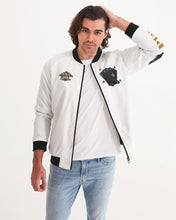 Load image into Gallery viewer, LIFE A GAMBLE. LETS PLAY - WHITE jacket Men's Bomber Jacket