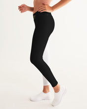 Load image into Gallery viewer, SF WEAR 2 TONE Athletic Wear Top - Black/white Women's Yoga Pants