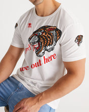 Load image into Gallery viewer, WE OUT HERE - WHITE/RED Men's Tee