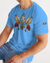 Load image into Gallery viewer, ROSE GOLD - SKY BLUE Men's Tee