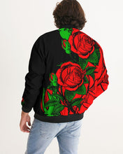 Load image into Gallery viewer, RIGHT SIDE FULLY ROSES JACKET..Black Men's Bomber Jacket