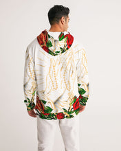 Load image into Gallery viewer, ROSES AND ROSARY GOLD HOODIE -WHITE Men's All-Over Print Hoodie