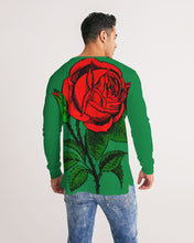 Load image into Gallery viewer, GREEN ROSE Men's Long Sleeve Tee