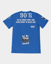 Load image into Gallery viewer, 90'S (BARS) - BLUE/WHITE Men's Tee