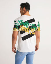 Load image into Gallery viewer, STEADY FLAME 3 STRIPE - WHITE Men's Tee