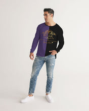 Load image into Gallery viewer, SF WEAR LONGSLEEVE- BLACK/PURPLE Men's Long Sleeve Tee