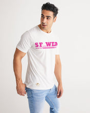 Load image into Gallery viewer, SF WEAR 5STAR - WHITE/ HOT PINK Men's All-Over Print Tee