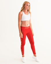 Load image into Gallery viewer, LOYALTY YOGA TOP - RED Women's Yoga Pants
