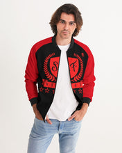 Load image into Gallery viewer, SF WEAR 1 LOGO 2 TONE JACKET - BLACK/RED Men's Bomber Jacket