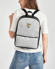 Load image into Gallery viewer, WHITE LEATHER BACK PACK Classic Faux Leather Backpack