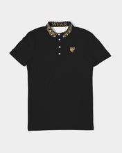 Load image into Gallery viewer, SF POLO-BLACK Men's Slim Fit Short Sleeve Polo