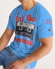 Load image into Gallery viewer, 90'S (BARS) - SKY BLUE/RED Men's All-Over Print Tee