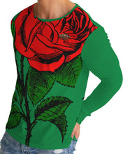 Load image into Gallery viewer, GREEN ROSE Men's Long Sleeve Tee