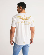 Load image into Gallery viewer, STEADY FLAME GOLD-WHITE Men's Tee