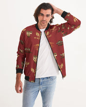 Load image into Gallery viewer, SF WEAR FULLY LOGO 2 - BURGUNDY Men's Bomber Jacket