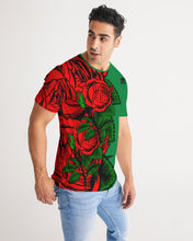 Load image into Gallery viewer, RIGHTSIDE FULLY ROSES - GREEN Men's Tee