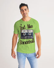 Load image into Gallery viewer, 90'S (BARS) - SHOCKING GREEN Men's All-Over Print Tee