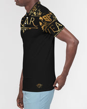 Load image into Gallery viewer, SF WEAR POLO UPPER GOLD - BLACK Men's Slim Fit Short Sleeve Polo