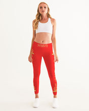 Load image into Gallery viewer, LOYALTY YOGA TOP - RED Women's Yoga Pants