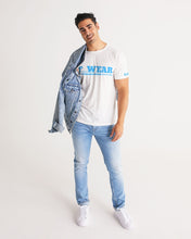 Load image into Gallery viewer, SF WEAR 5STAR - WHITE/SKY BLUE Men's All-Over Print Tee
