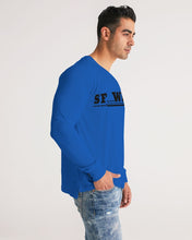 Load image into Gallery viewer, SF WEAR 5STAR LONGSLEEVE - BLUE Men's All-Over Print Long Sleeve Tee