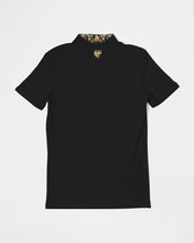 Load image into Gallery viewer, SF POLO-BLACK Men's Slim Fit Short Sleeve Polo