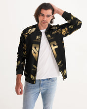 Load image into Gallery viewer, FULLY LOGO JACKET - BLACK Men's Bomber Jacket