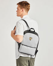 Load image into Gallery viewer, WHITE LEATHER BACK PACK Classic Faux Leather Backpack