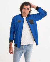 Load image into Gallery viewer, LIFE A GAMBLE let play - BLUE JACKET Men's Bomber Jacket