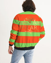 Load image into Gallery viewer, SF WEAR 2 TONE - ORANGE/SHOCKING GREEN Men's Bomber Jacket
