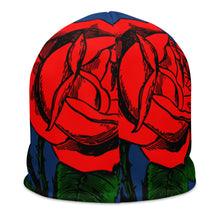Load image into Gallery viewer, BLUE ROSE BEANIE