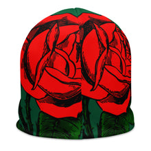 Load image into Gallery viewer, GREEN ROSE BEANIE