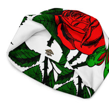 Load image into Gallery viewer, WHITE ROSE BEANIE