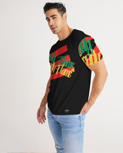 Load image into Gallery viewer, STEADY FLAME 3 STRIPE - BLACK Men's Tee