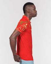 Load image into Gallery viewer, SF WEAR POLO UPPER GOLD -RED Men's Slim Fit Short Sleeve Polo